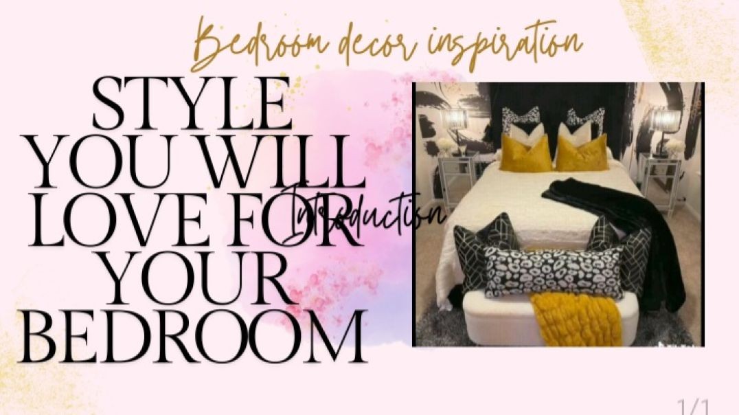 ⁣Bedroom decor inspiration