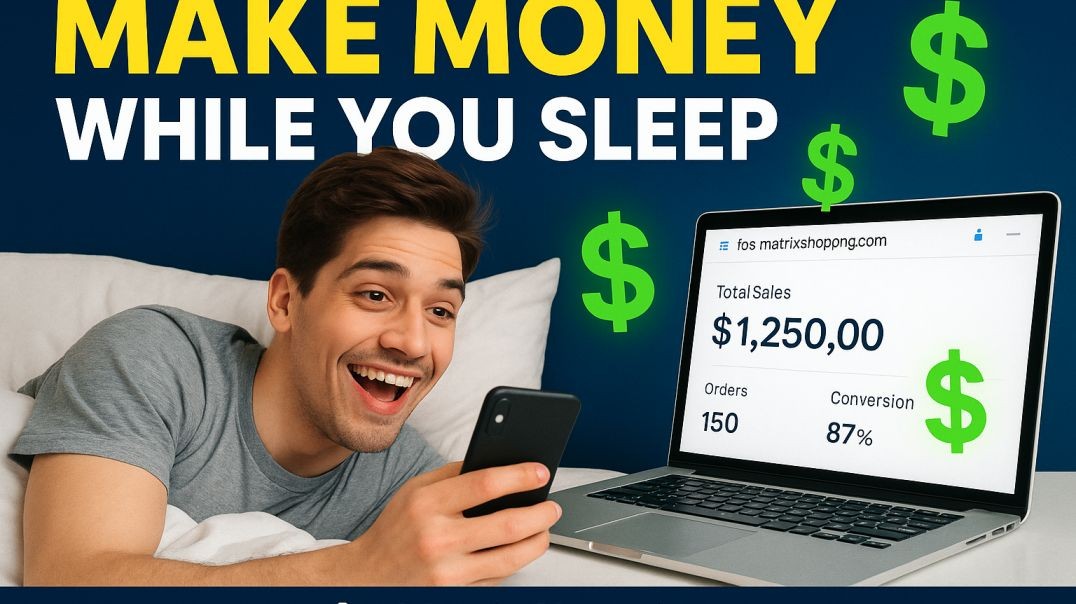 ⁣Make money while you sleep