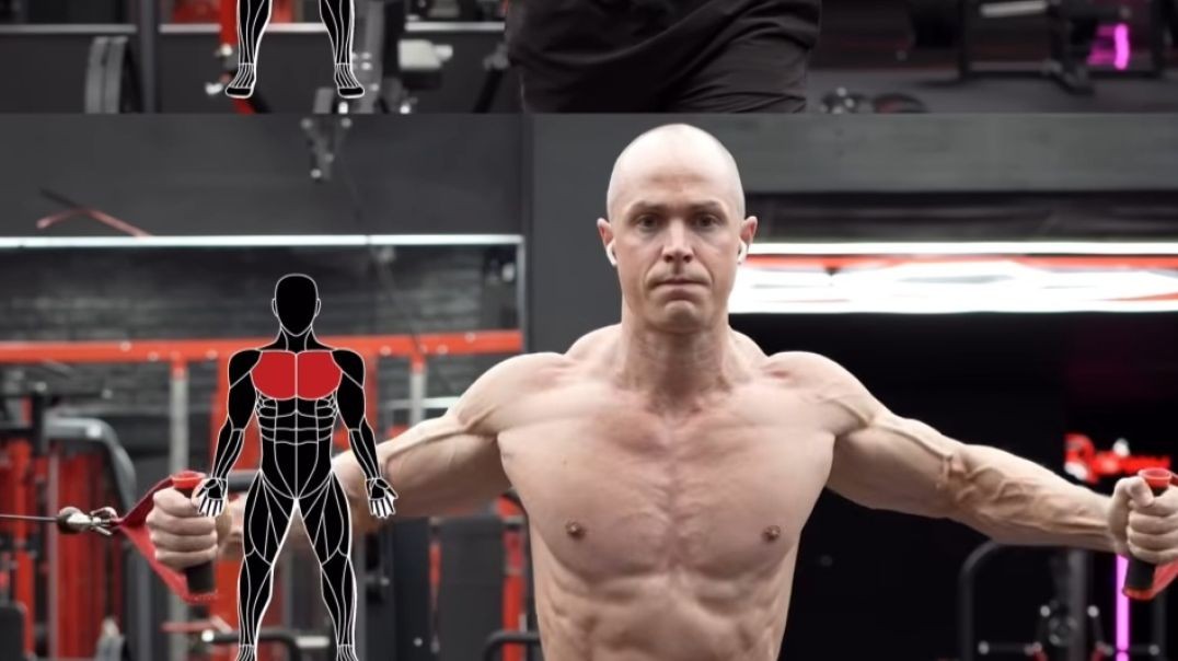 ⁣Cable Chest Fly Variations